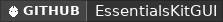 GitHub data badge for Essentials Kit GUI