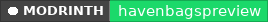 Modrinth data badge for HavenBags - Shulker-like Player Bound Bags [1.20-1.21.11]