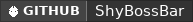 GitHub data badge for ShyBossBar [BossBar|WorldGuard|GeyserMC|Folia|26.2]