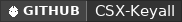 GitHub data badge for CSX Keyall