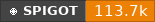 Spigot data badge for PlayerVaults