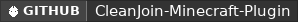 GitHub data badge for CleanJoin v1.1.0