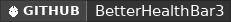 GitHub data badge for BetterHealthBar - A resource pack-based mob health bar