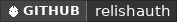 GitHub data badge for RelishAuth