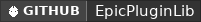 GitHub data badge for EpicPluginLib