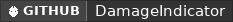 GitHub data badge for Damage Indicator [1.21.3-26.1.2]