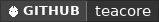 GitHub data badge for TeaCore