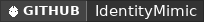 GitHub data badge for IdentityMimic