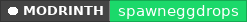 Modrinth data badge for Spawn Egg Drops