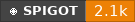 Spigot data badge for ModernShowcase | 360ﾟ Display | Extreme Performance | Folia Support | Open Source