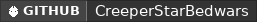 GitHub data badge for CreeperStarBedwars