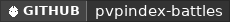 GitHub data badge for PvPIndex Battles
