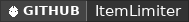 GitHub data badge for ItemLimiter