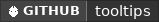 GitHub data badge for ⭐Tooltips