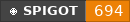 Spigot data badge for DeadlyDisasters [PRO]