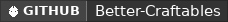 GitHub data badge for Better Craftables