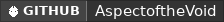 GitHub data badge for Aspect of the Void