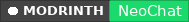 Modrinth data badge for ⚡NeoChat | Modern, Async & Interactive Chat [1.19.x - 26.x]