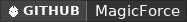 GitHub data badge for MagicForce