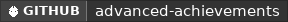 GitHub data badge for AdvancedAchievements
