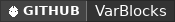 GitHub data badge for VarBlocks