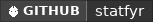 GitHub data badge for Statfyr