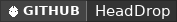 GitHub data badge for HeadDrop [1.21.11] | The #1 Free Head Drop Plugin ⚔️