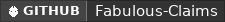 GitHub data badge for Fabulous Claims