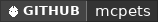 GitHub data badge for MC Pets - 3D-model pets & mounts