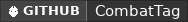 GitHub data badge for CombatTag