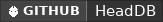 GitHub data badge for HeadDB