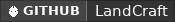 GitHub data badge for LandCraft