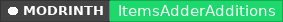 Modrinth data badge for ItemsAdderAdditions