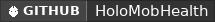 GitHub data badge for HoloMobHealth | Display Mob Health | Damage Indicator | Client-side | JavaScript Formatting