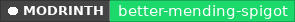 Modrinth data badge for Better Mending
