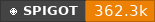 Spigot data badge for Iridium Skyblock [1.13-1.21.10]