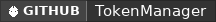 GitHub data badge for TokenManager