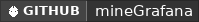 GitHub data badge for mineGrafana