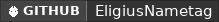 GitHub data badge for EligiusNametag | Zero-Lag Holographic Nametags [1.21 - 26.1.X]