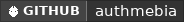 GitHub data badge for authmebia