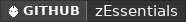 GitHub data badge for zEssentials - DEMO