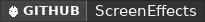 GitHub data badge for ✨ScreenEffects