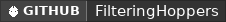 GitHub data badge for Filtering Hoppers | Now supports Folia!