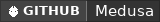 GitHub data badge for Medusa
