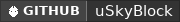 GitHub data badge for uSkyBlock Revived