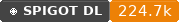 Spigot Downloads badge for uSkyBlock Revived