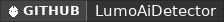 GitHub data badge for LumoAiDetector