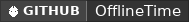 GitHub data badge for OfflineTime