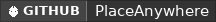 GitHub data badge for PlaceAnywhere-1.0.0