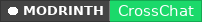 Modrinth data badge for CrossChat